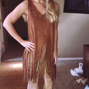Boutique fringe top
